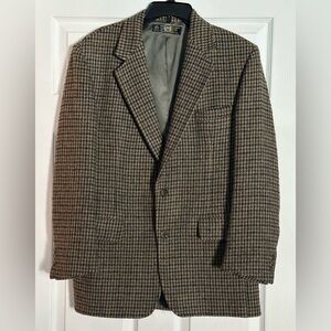 Vintage Brooks Brothers Pure Scottish Shetland wool tweed sport coat - Size 39R